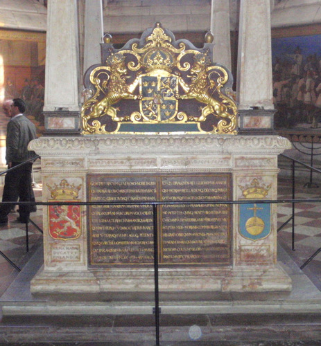 Inside Uppsala Domkyrka.